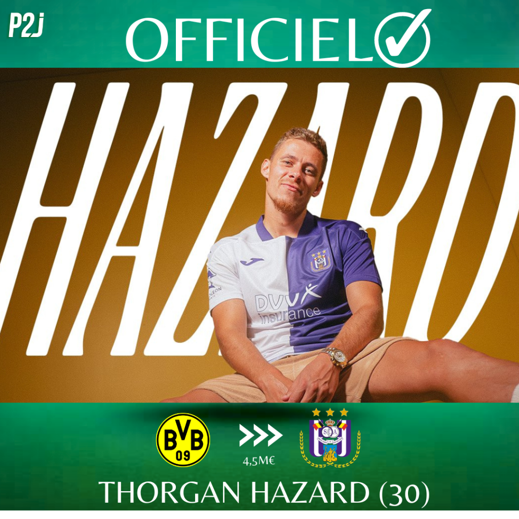 Thorgan Hazard à Anderlecht